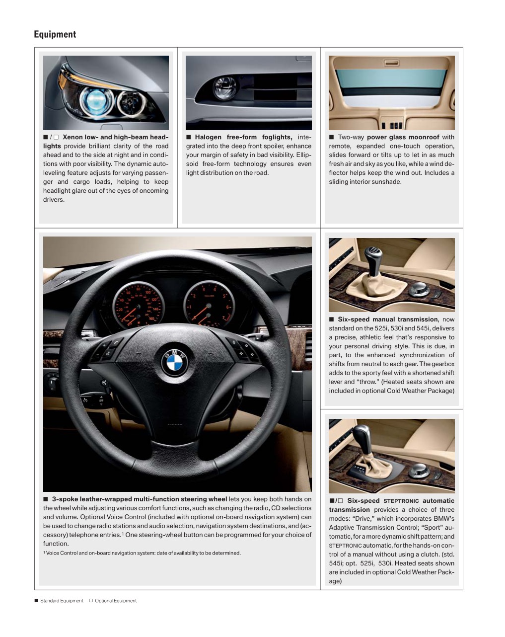 2004 BMW 5-Series Brochure Page 1